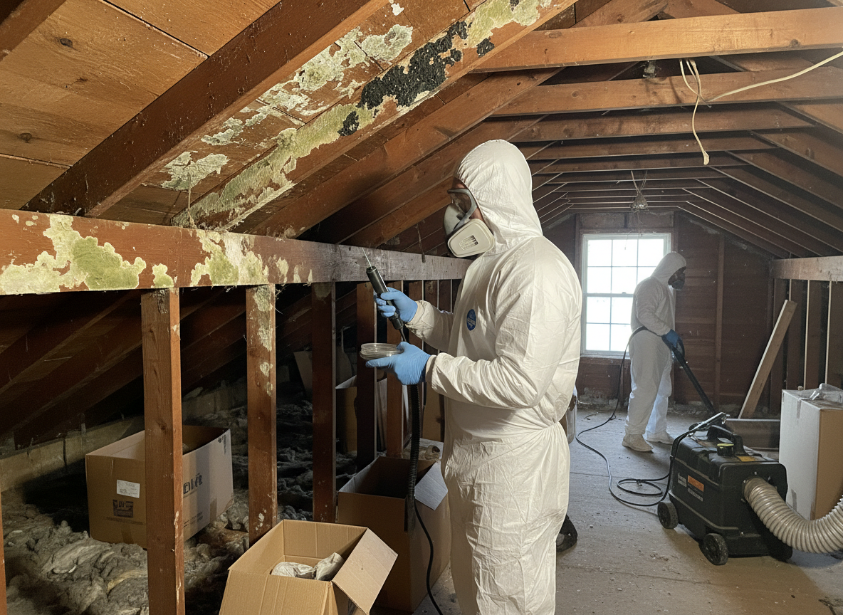Attic Mold Testing and Removal in San Luis Rey, CA